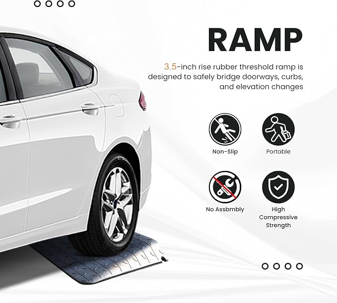 OrangeStar Rubber Threshold Ramp - Image 2