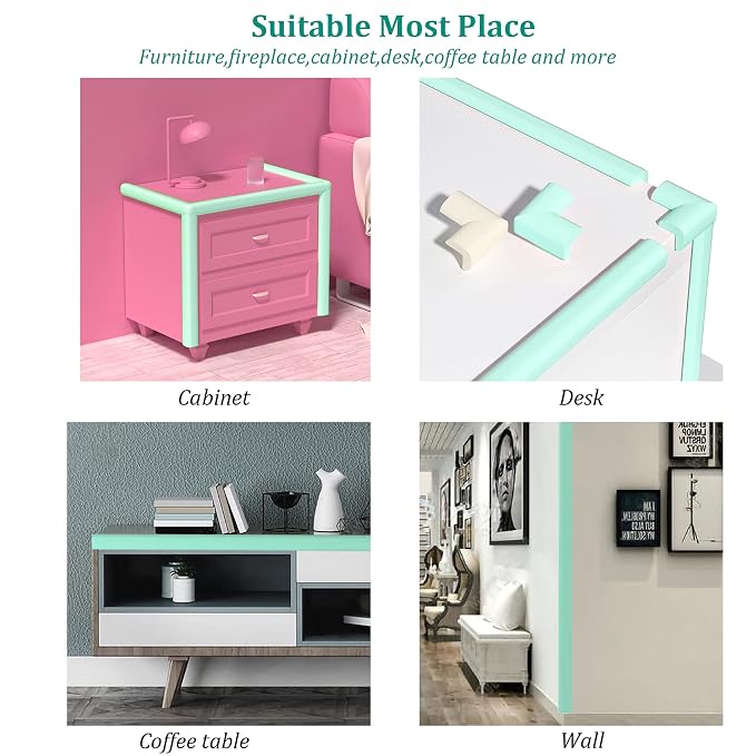 Corner Guards, Milky White, FURNITURE_EDGE_BUMPER, Protects Babies from Sharp - Image 5