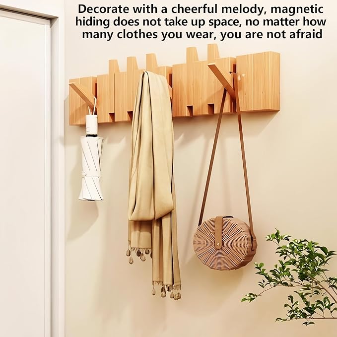 Wall Mounted Piano Key Hanger | Flip Style Hook | Entrance Wall Art Hook - Image 7