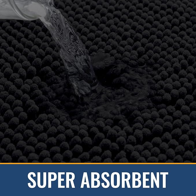 Arotive Bathroom Rugs 70x24, Extra Soft Absorbent Shaggy Chenille Bath Rugs - Image 4