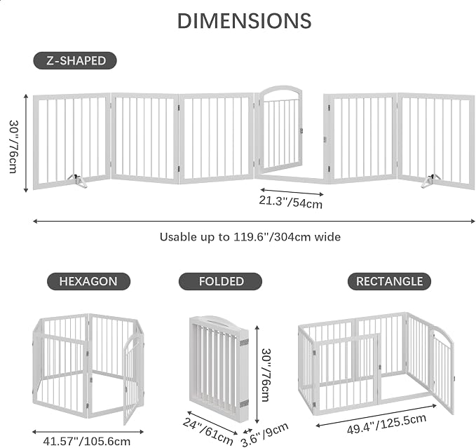 JSB 144-inch Extra Wide 30-inch Tall Dog gate - Image 2