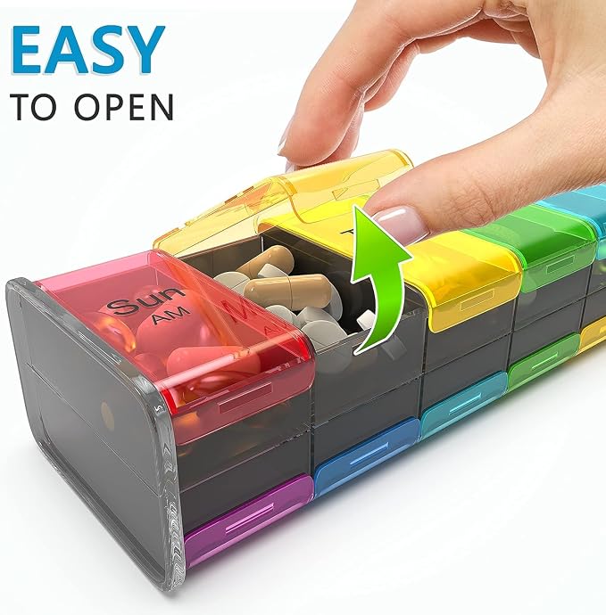 Extra Large Pill Organizer- XXL Pill Box 7 Day - Image 7