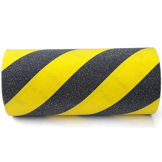 S&X Black/Yellow Anti Slip Tape 12" x 33 FT, Heavy-Duty Grip Tape by SXProducts