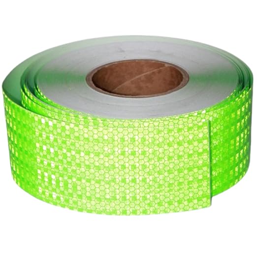 Green Reflective Tape Outdoor Waterproof 3 inch, High Visibility Hazard by tuyrchu