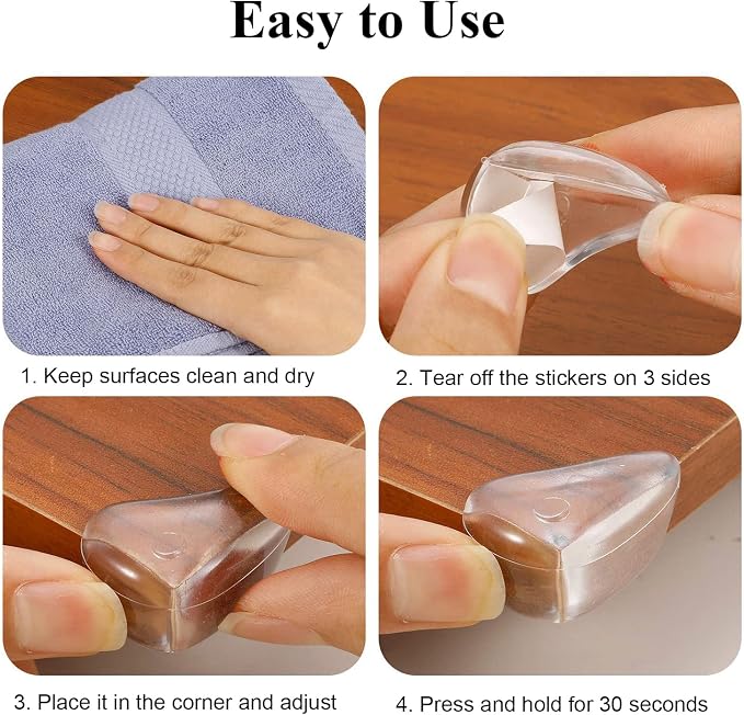 16 Pack Corner Protector for Baby, Furniture Corner Guard & Edge Safety Bumpers - Image 5
