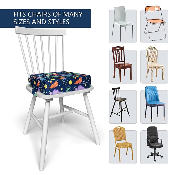 Toddler Booster Seat for Dining Table, Portable Booster Seat for Kitchen Chair - Image 6