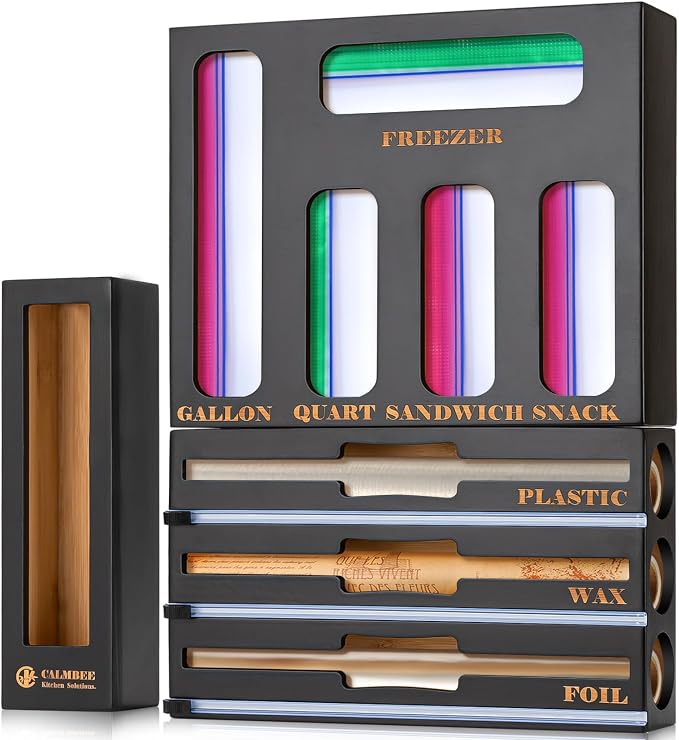 Calmbee 9-in-1 Bamboo Kitchen Organizer by Calmbee