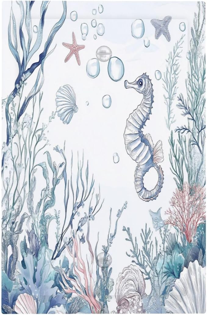 Light Switch Cover Plate Ocean Coral Seahorse Seashell Starfish 1 Gang No by Unknown