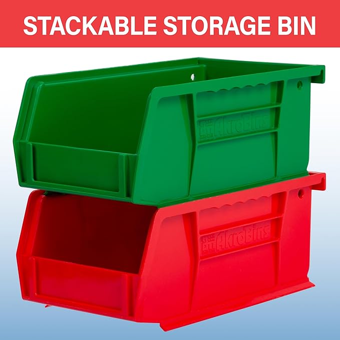 Akro-Mils 30220 AkroBins Plastic Storage Bins, Space-Saving Stackable Bins - Image 5
