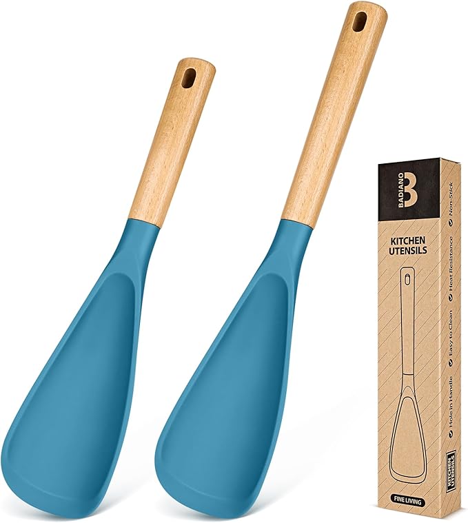 Multifunction Spatula Spoon for Nonstick Cookwares, Sturdy BPA-Free Matte by BADIANO