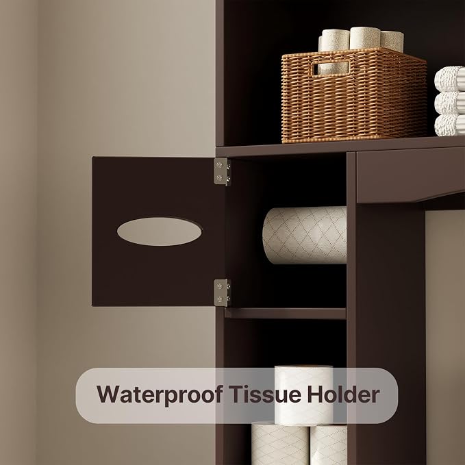 Gizoon Over The Toilet Storage Cabinet, Over Toilet Bathroom Organizer - Image 7