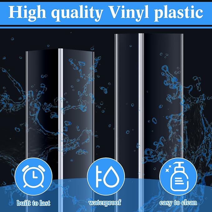 Sasylvia 20 Pcs Wall Corner Protector Guards, Vinyl 1-1/8 x 48 Inches Corner - Image 3