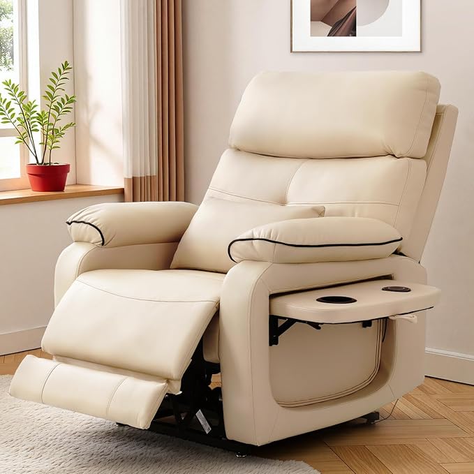 Dual Motor Power Lift Recliner Chair by Restreal