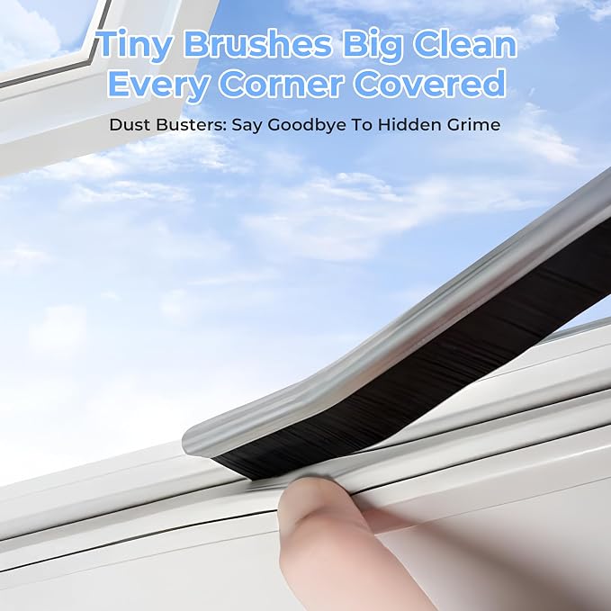 Crevice Cleaning Brush, Hard-Bristled Gap Scrub Brush, Toilet Gap Cleaning - Field & Grace