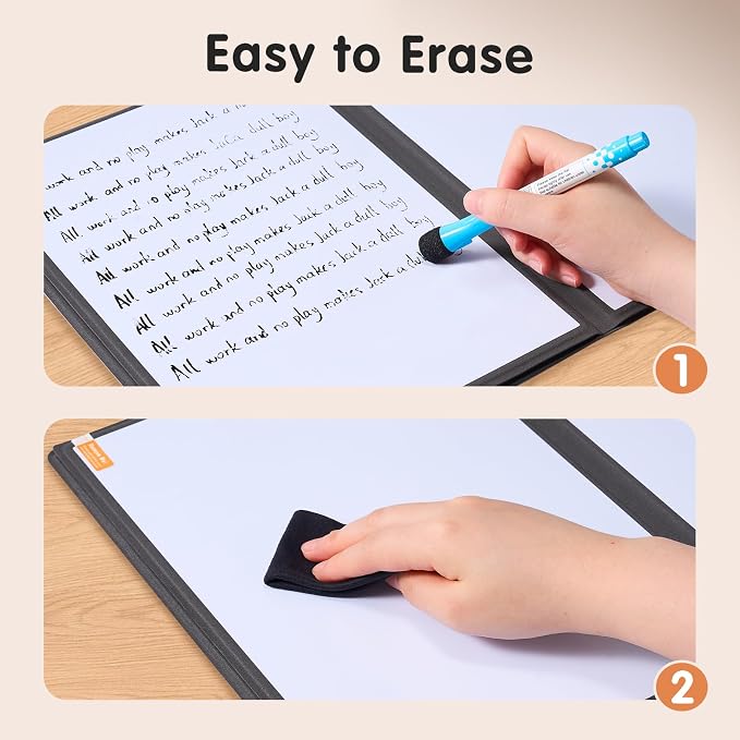 CoBak 6 Sides Portable White Board 12x9 inch - Image 6