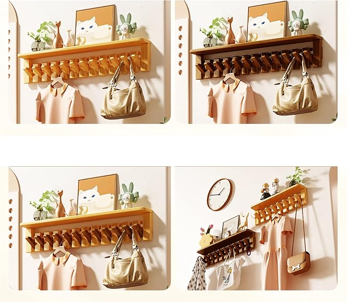 Wall Mounted Piano Key Hanger | Flip Style Hook | Entrance Wall Art Hook - Image 12