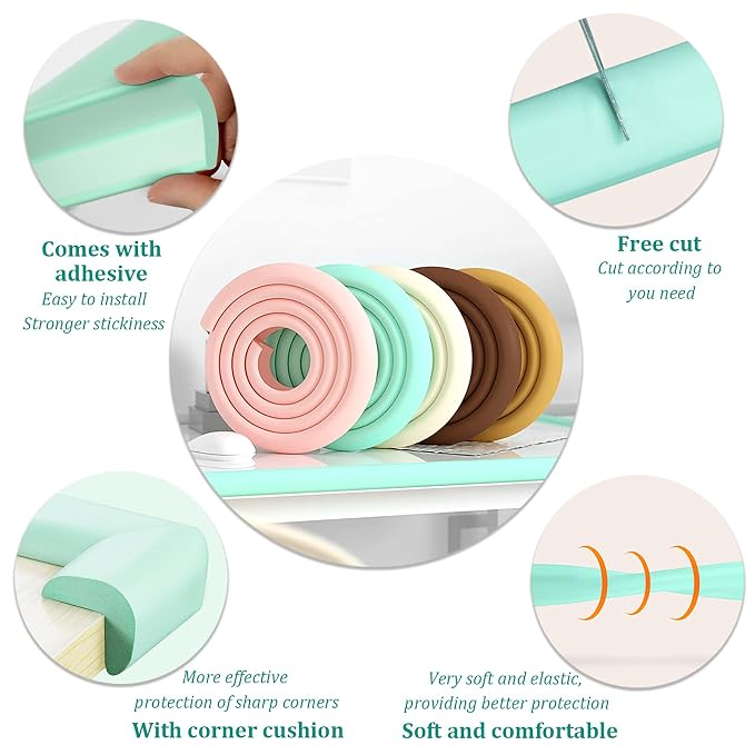 Fireplace Bumpers for Babies, Baby Proof Corners and Edges, Baby Safety Products - Image 4