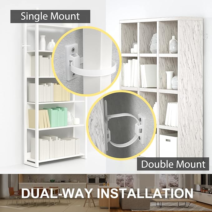 4our Kiddies Furniture Straps Baby Proofing Anti Tip Furniture Anchors Kit - Image 2