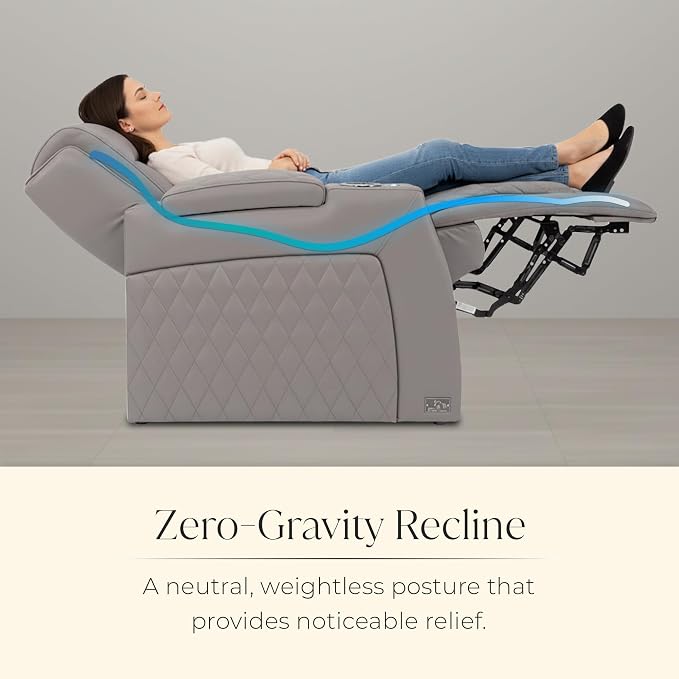 Seatcraft Apex Zero-Gravity CoolZero Italian Leather Home Theater Seating - Image 3