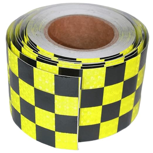 Reflective Tape 4 inch X 66 feet, Outdoor Waterproof Hazard Conspicuity Safety by tuyrchu