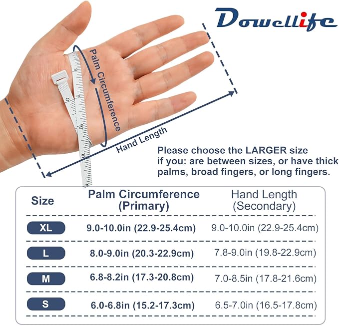 Dowellife Cut Resistant Gloves Food Grade Level 5 Protection, Safety Kitchen - Image 7