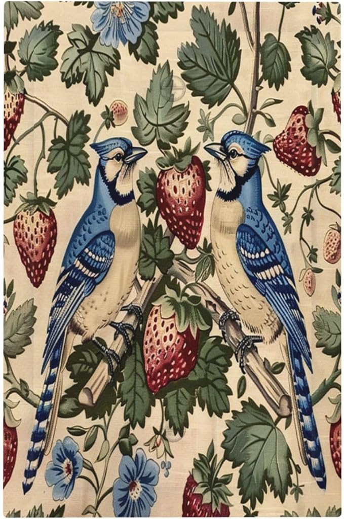 Light Switch Cover Plate Vintage Floral Bird Strawberry Thief William Morris 1 by LightSwitchCover