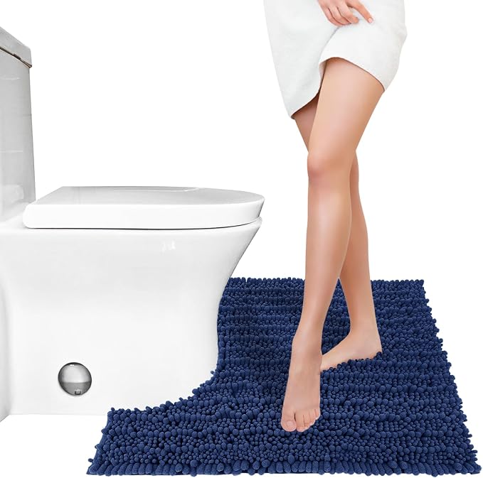 Yimobra Toilet Rug U Shaped Washable 24x20 Inch - Field & Grace