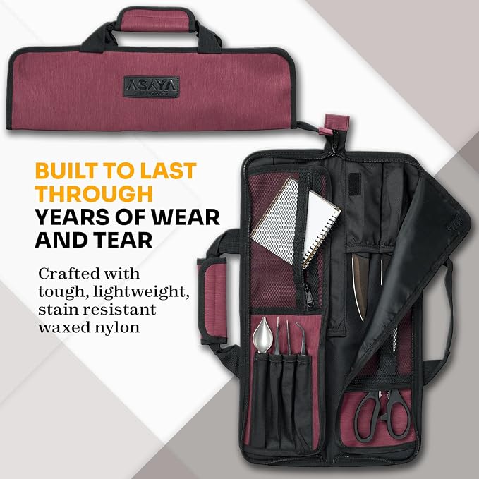 Asaya Chef Knife Roll Bag - Image 2