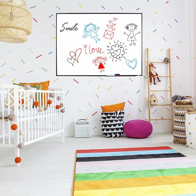 Lockways Magnetic White Board, Home and Office - Field & Grace