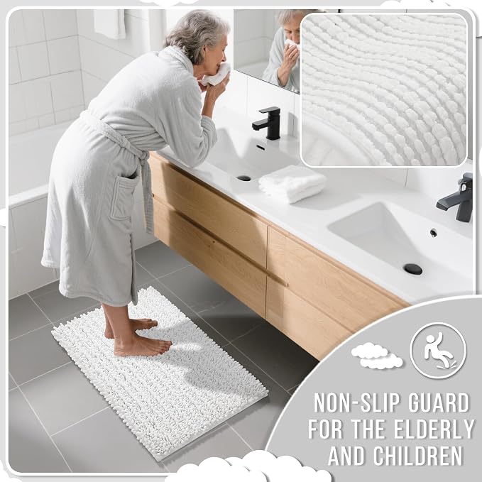 Yimobra Long Bathroom Rugs Non Slip Washable 44x24 Inch - Image 6