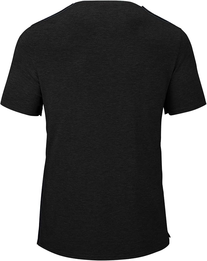 Men's Post Shoulder Surgery Recovery Shirts Tear Away Short Sleeve Full Open - Image 3