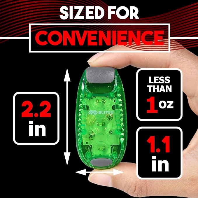 4 Pack LED Safety Light, Clip on Reflective Gear Lights - Image 6