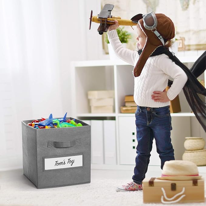 artsdi Fabric storage cubes 11 Inch Cube Storage Bin, cube storage - Image 5