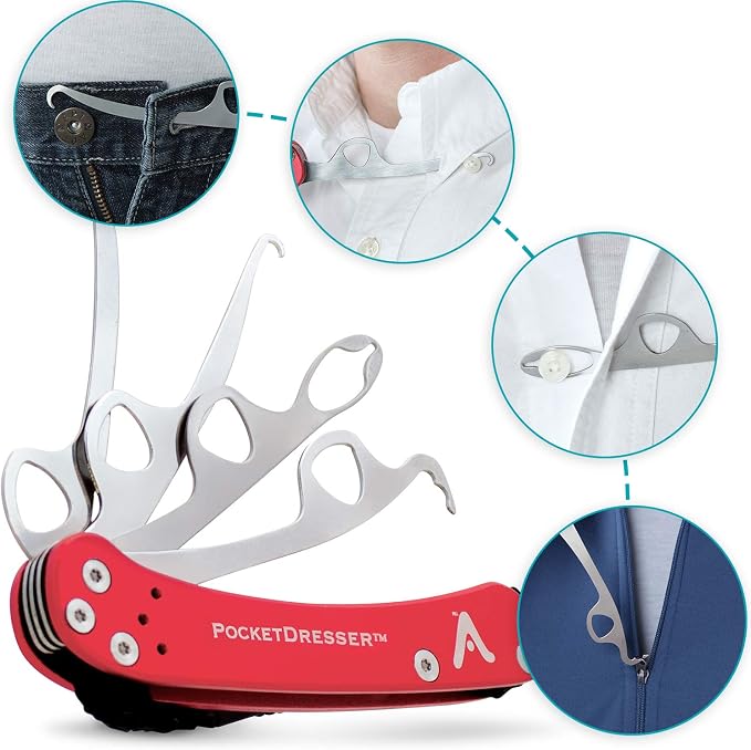 Vivi Zipper Pull and Button Hook Pocket Dresser and Dressing Aid - Image 9