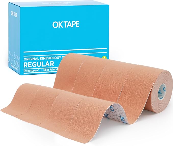 OK TAPE Regular Kinesiology Tape, Original Cotton Athletic Tape by OKTAPE