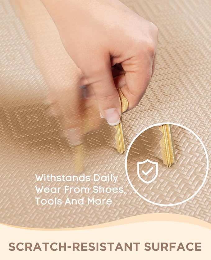 Ophanie Kitchen Mats for Floor, 3/4 inch Thick, 17x28 Anti Fatigue Cushioned Mat - Image 5