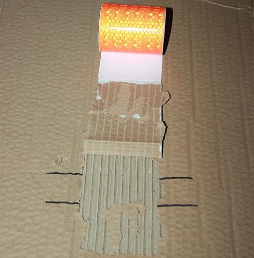 Industrial Reflective Tape Orange Outdoor Waterproof 3 inch, High Visibility - Image 2