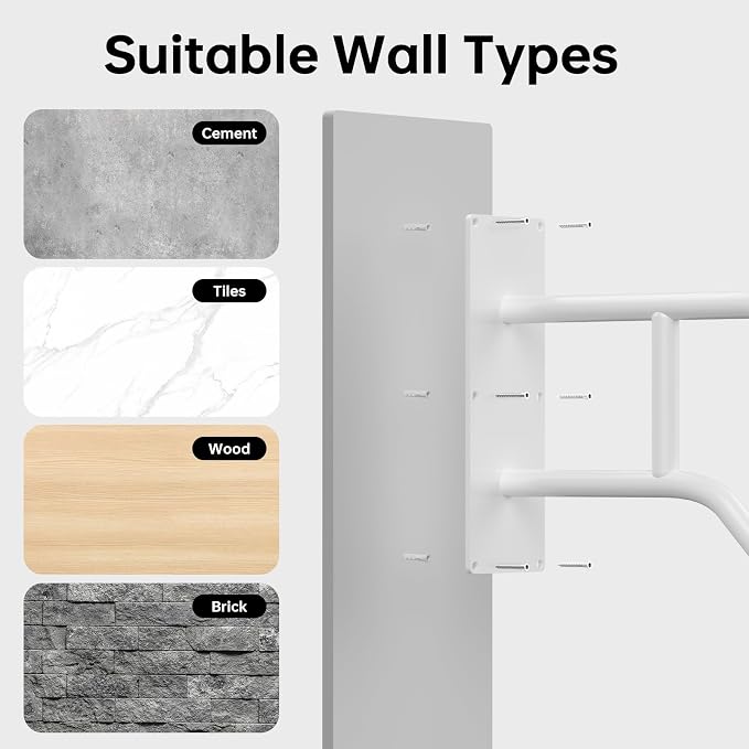 Aduanbang Hand Rails for Outdoor Steps & Elderly, U-Shape Wall Mount Stair - Image 2