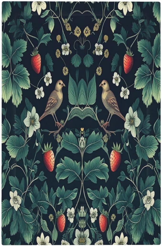 Light Switch Cover Plate Strawberry Birds Flowers Plant Morris Floral 1 Gang No by Everyswitchisastoryswitch