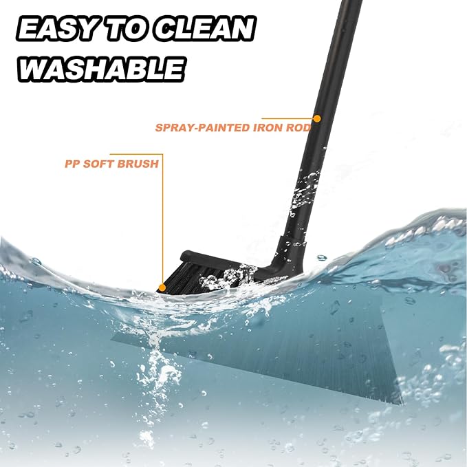 54 Inch Long Metal Handle Household Broom - Field & Grace