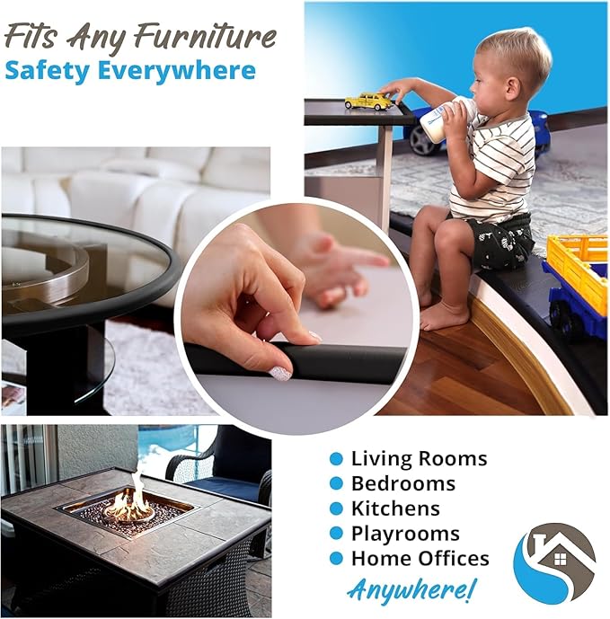Furniture Edge Guards | 16ft Protective Protective Foam Cushion | Baby Child - Image 5