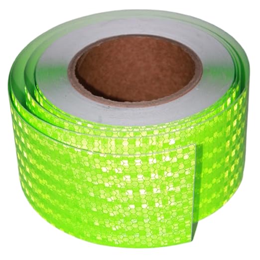 Green Reflective Tape Outdoor Waterproof 3 inch, High Visibility Hazard by tuyrchu