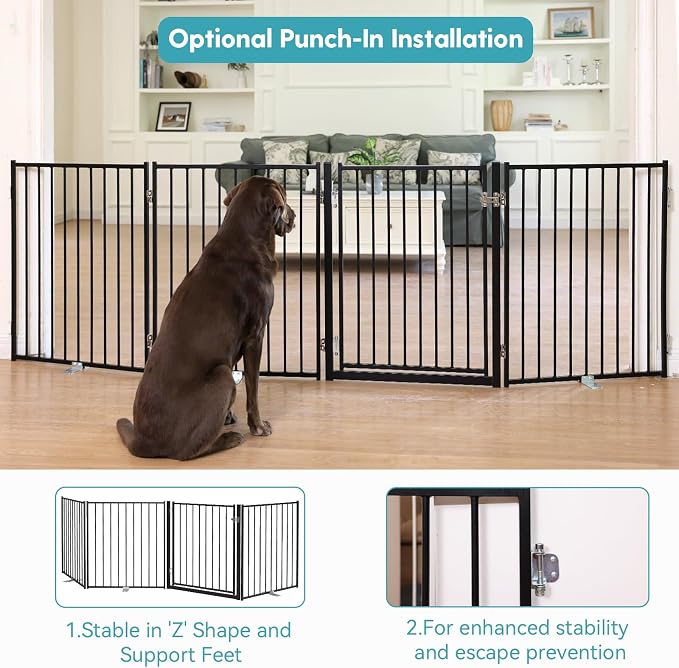 No Pawblems Free Standing Dog Gate - Image 4