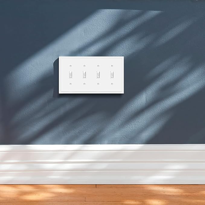 Henne Bery Modern Edge Decorative Wall Plate Switch Plate Outlet Cover - Image 5