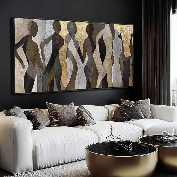Abstract Canvas Wall Art Textured Print Pictures Contemporary Wall Decor by Artexist