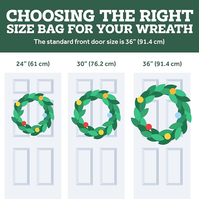 ZOBER Christmas Wreath Storage Container 30 Inch - Image 7