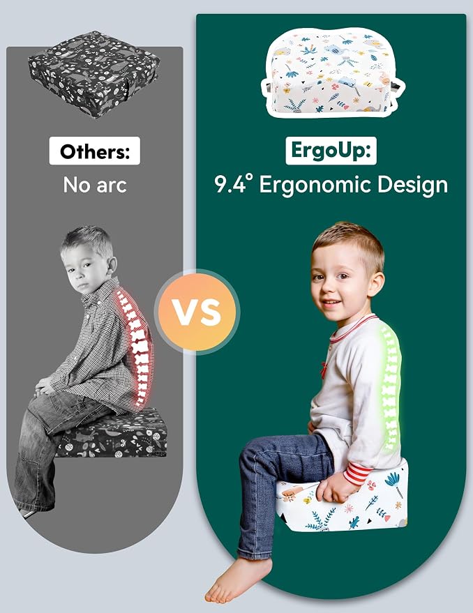 Babelio ErgoUp Booster Seat for Kitchen Chair, Promote Proper Upright Posture - Image 2