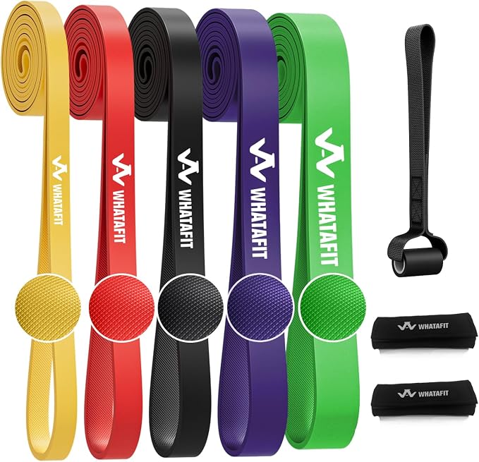 WHATAFIT Resistance Bands, Pull Up Assist Bands Set by WHATAFIT
