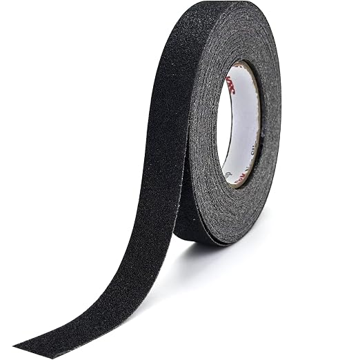 S&X Anti Slip Tape 1 Inch x 60 FT Roll, Grit 60, Extended Length Non-Slip Skid by SXProducts