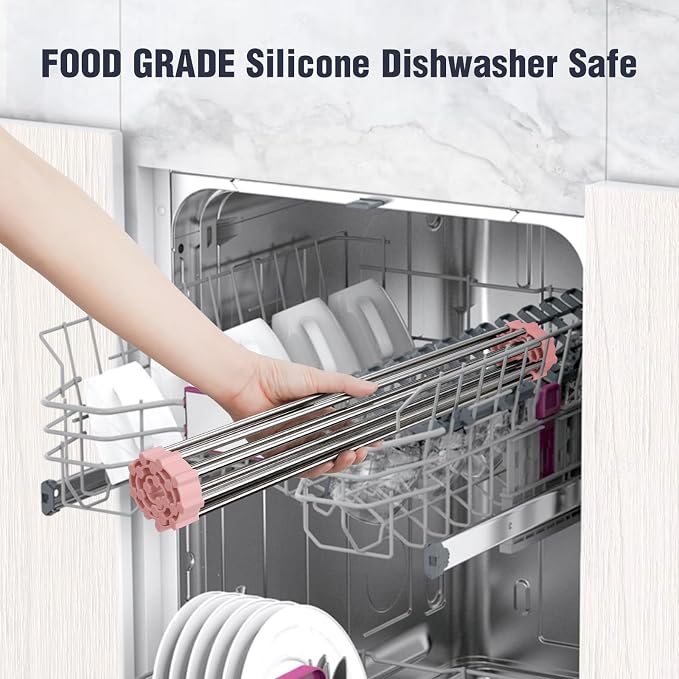 Tomorotec 21" x 15.5" Roll Up Dish Drying Rack Over Sink Drying Rack Sink Cover - Field & Grace